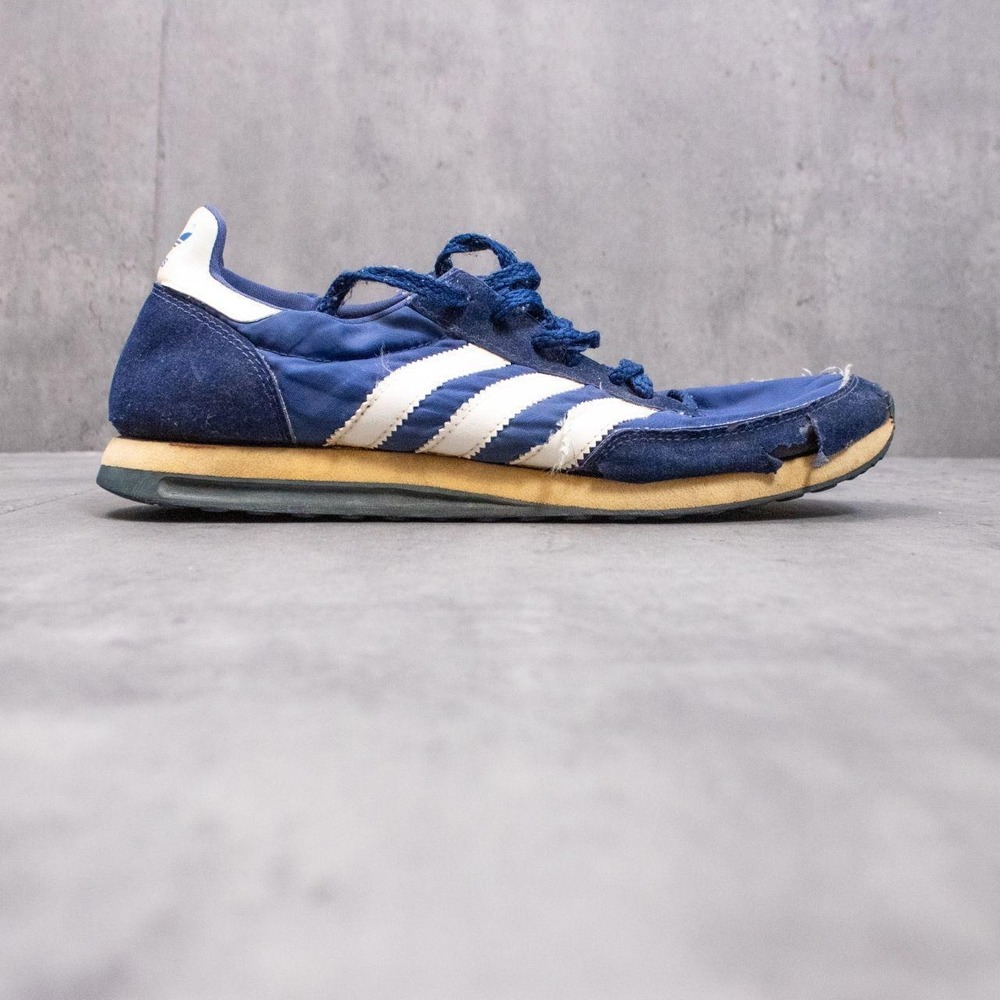 Vintage VTG 1980's 80's Adidas Summit Blue Sneakers